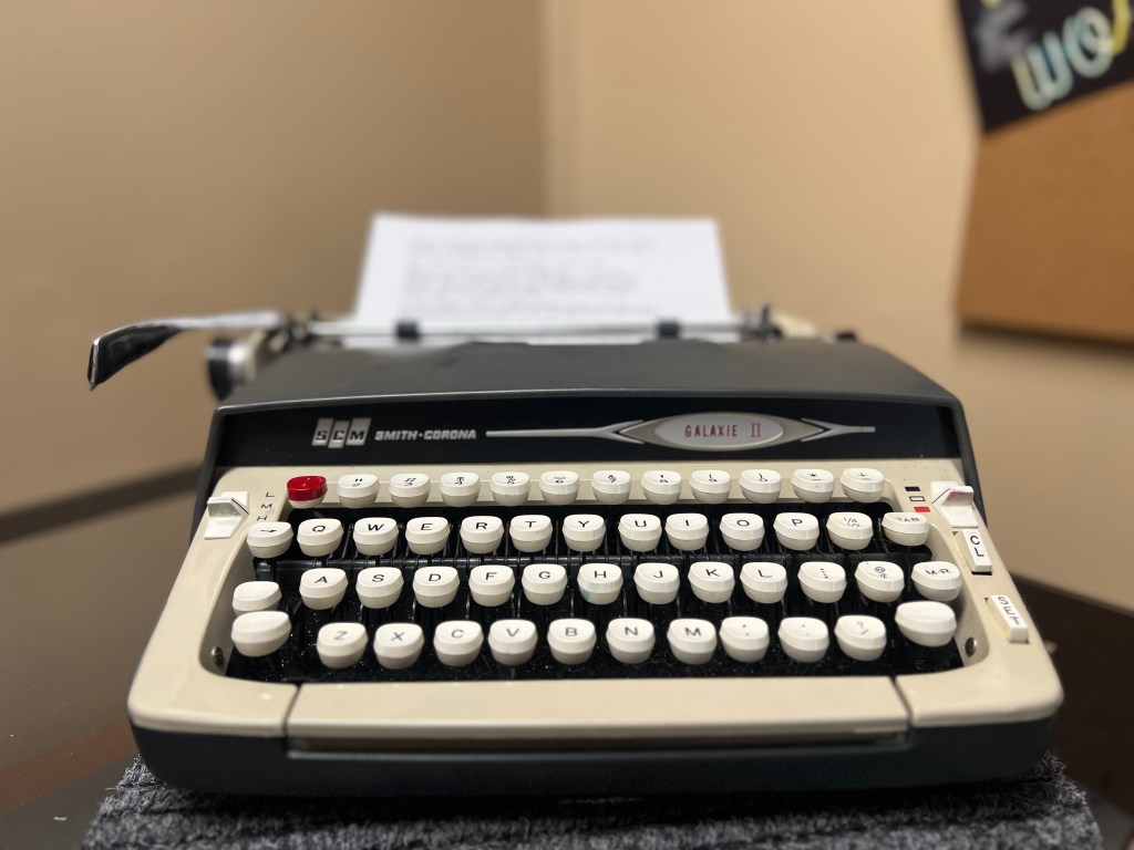 Why I still write with a&nbsp;typewriter